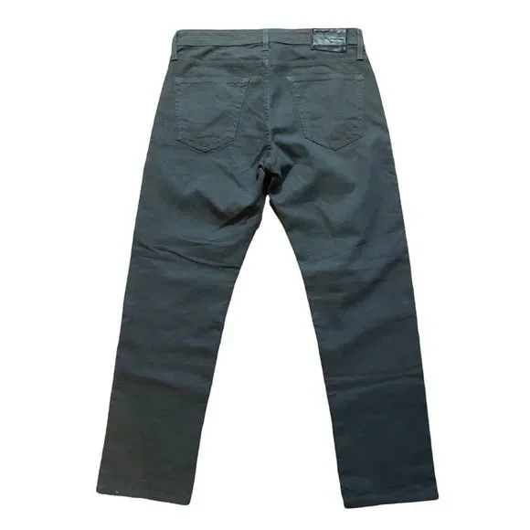 ag adriano goldschmied tellis 32 modern slim gray inseam 28 cotton blend - Picture 2 of 8